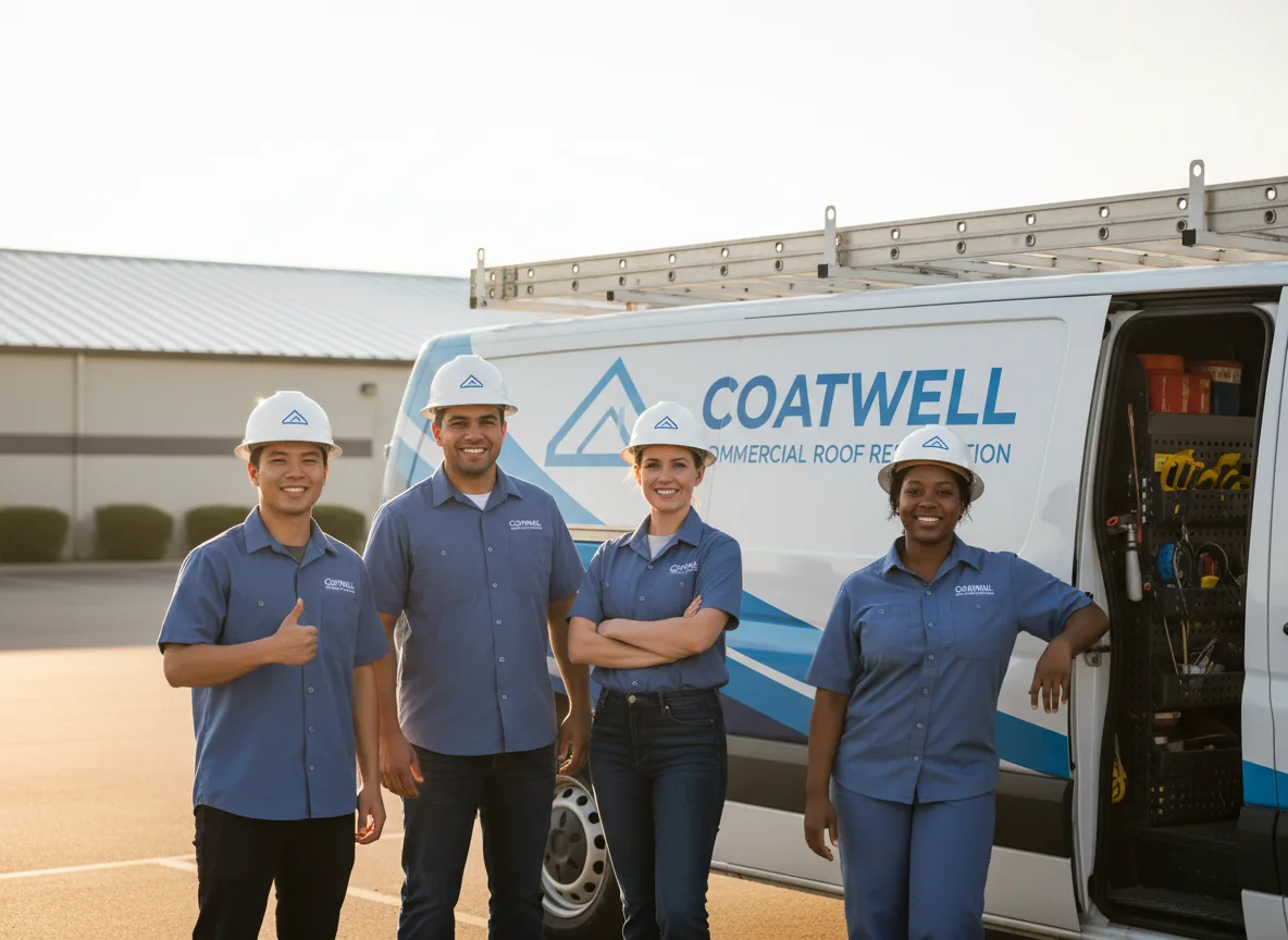 Commercial roof coating company in Gillespie, IL